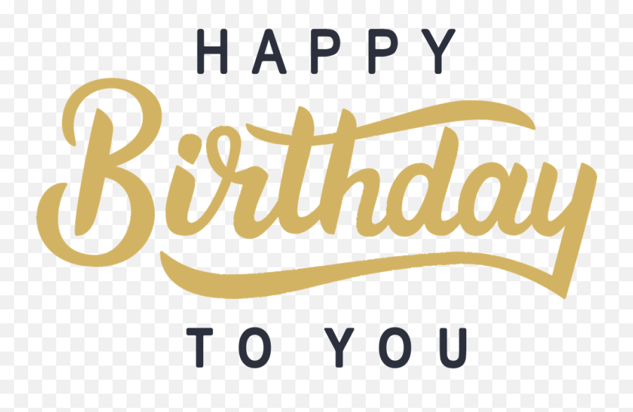 Modern Happy Birthday Clip Art - Calligraphy Png,Modern Png