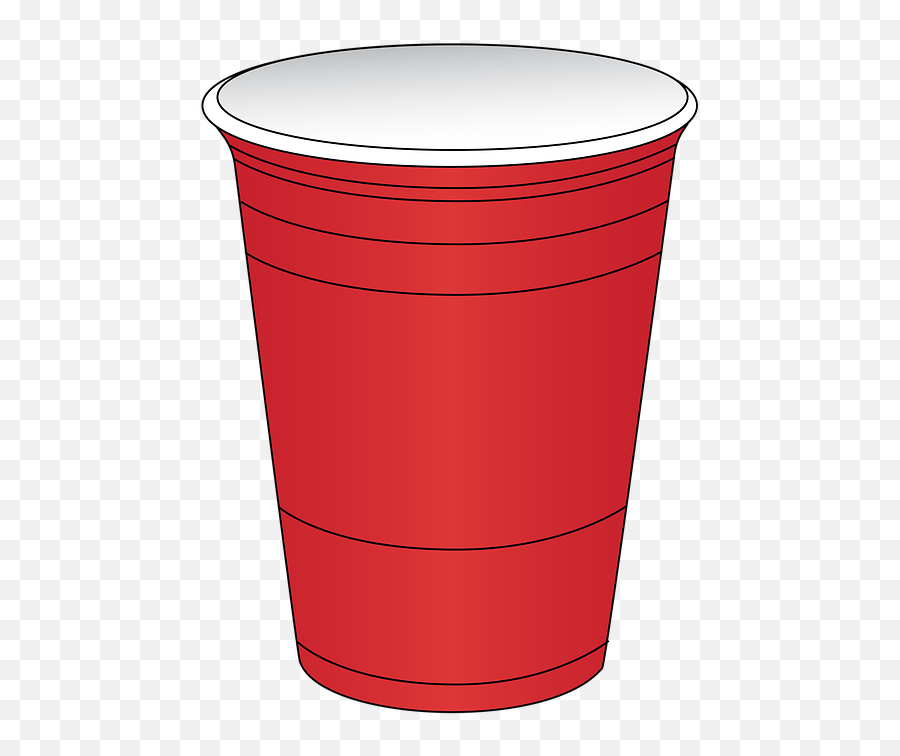 Plastic Cup Cartoon - Transparent Background Red Solo Cup Clipart Png,Solo Cup Png