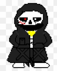 Cross Sans In A Cloak Transparent Cartoon - Jingfm Portable Network Graphics Png,Cloak Png