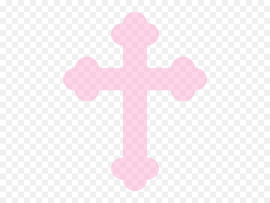 Download Hd Light Clipart Cross And - Cross Christening Pink Christening Cross Png,Transparent Cross Clipart