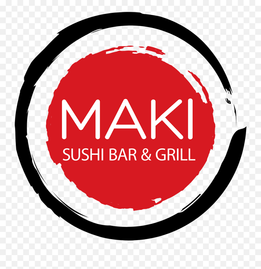 Logo Design For Maki Sushi Bar Grill - Dot Png,Sushi Logo