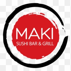 Logo Design For Maki Sushi Bar Grill - Dot Png,Sushi Logo