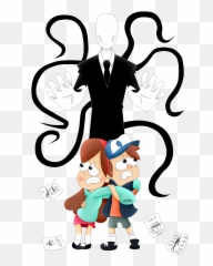 The Best Free Slender Clipart Images Download From 38 - Gravity Falls Meets Man png
