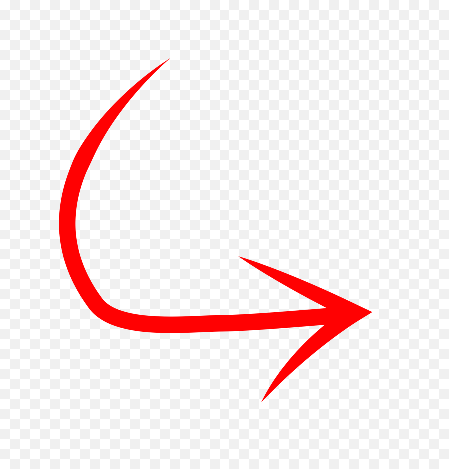 Curved Arrow Png Image Free Download - Red Arrow Png Transparent,Curved Arrows Png