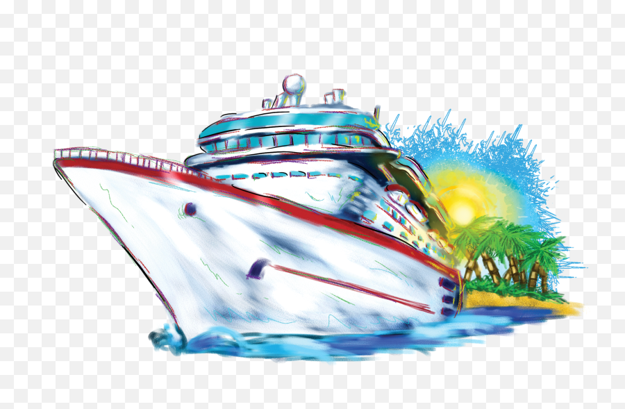 Clipart Boat Passenger - Cruise Ship Clip Art Png,Cruise Ship Transparent