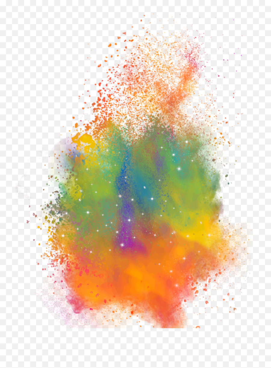 Color Dust Explosion Png - Color Powder Explosion Transparent Background,Explosion Png