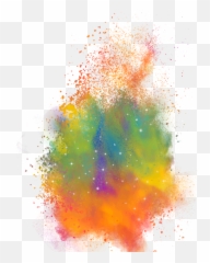 Color Dust Explosion Png - Color Powder Explosion Transparent Background,Explosion Png