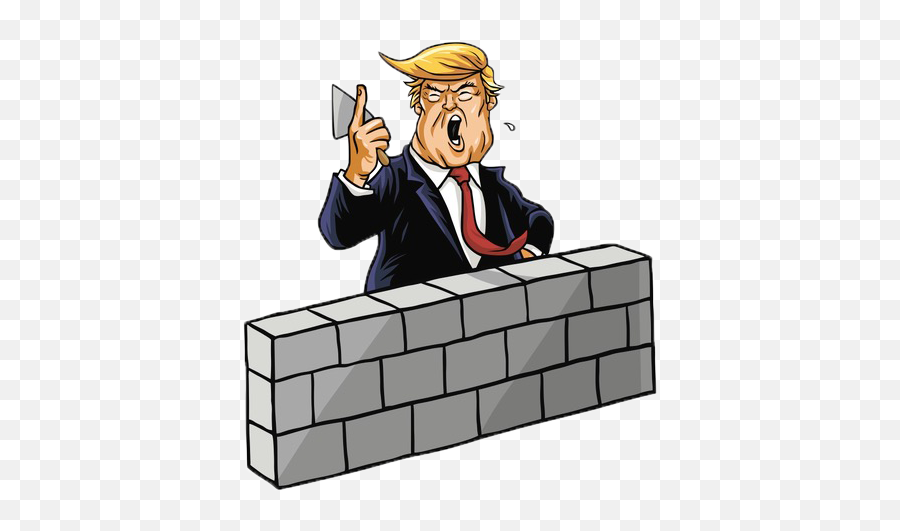 The Future Of Immigration Law - Trump Wall Clip Art Png,Trump Wall Transparent