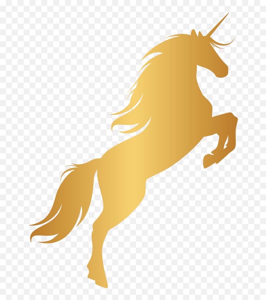 Free Transparent Unicorn Png Download - Transparent Background Unicorn Gold Png,Gold Unicorn Png