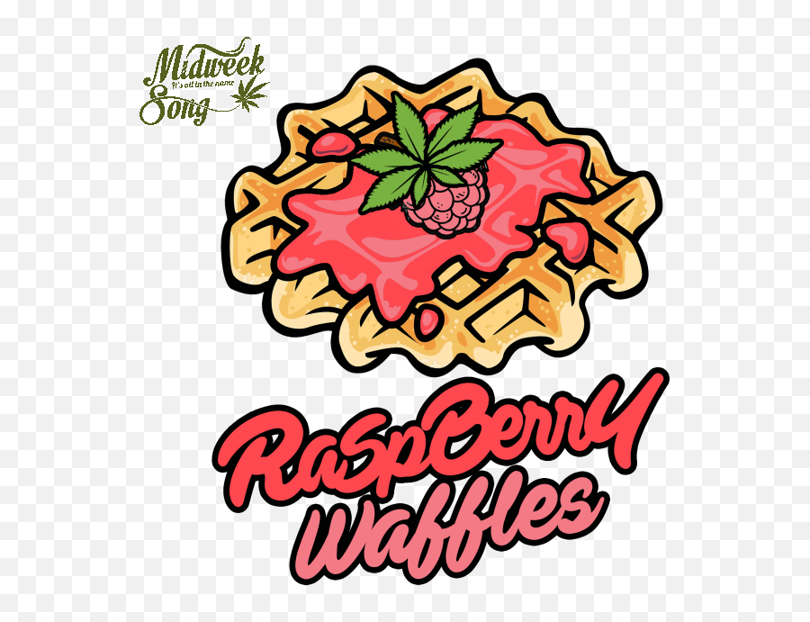 Devilu0027s Harvest Raspberry Waffles Marijuana Seeds - Waffles Dibujo Gofre Png,Waffles Png