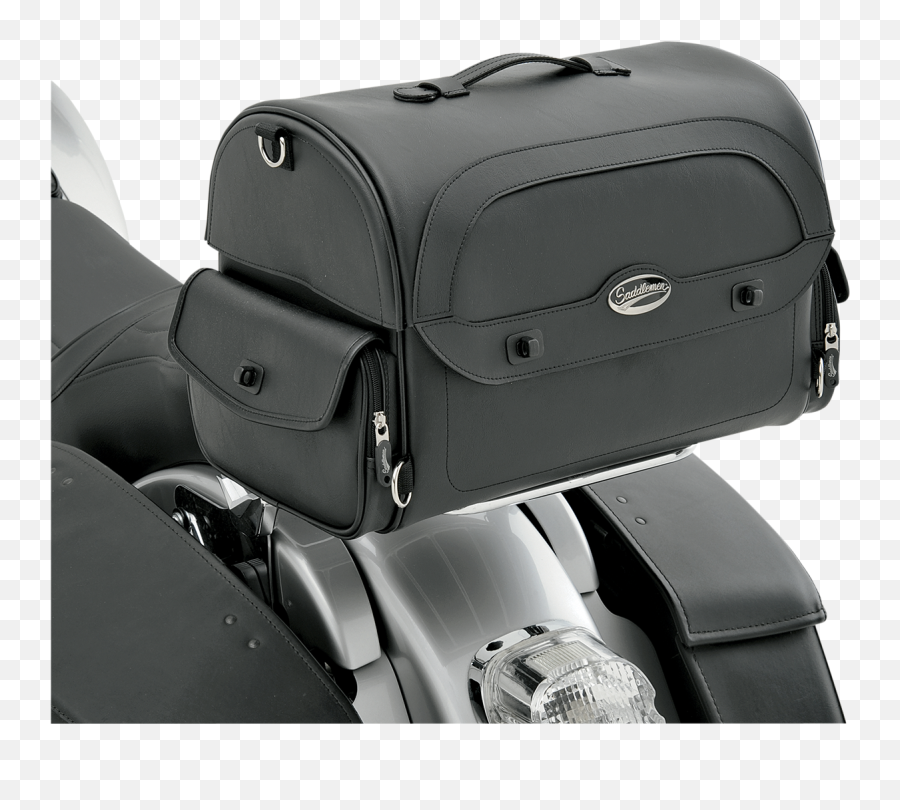 Saddlemen Synthetic Leather Cruisu0027n Motorcycle Sissy Bar Bag Luggage Harley - Saddlemen Sissy Bar Bag Png,Icon Moto Backpack