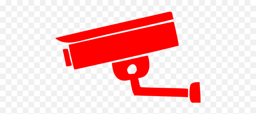 Red Security Camera 3 Icon - Free Red Security Camera Icons Security Camera Icon Red Png,Movie Camera Icon Png