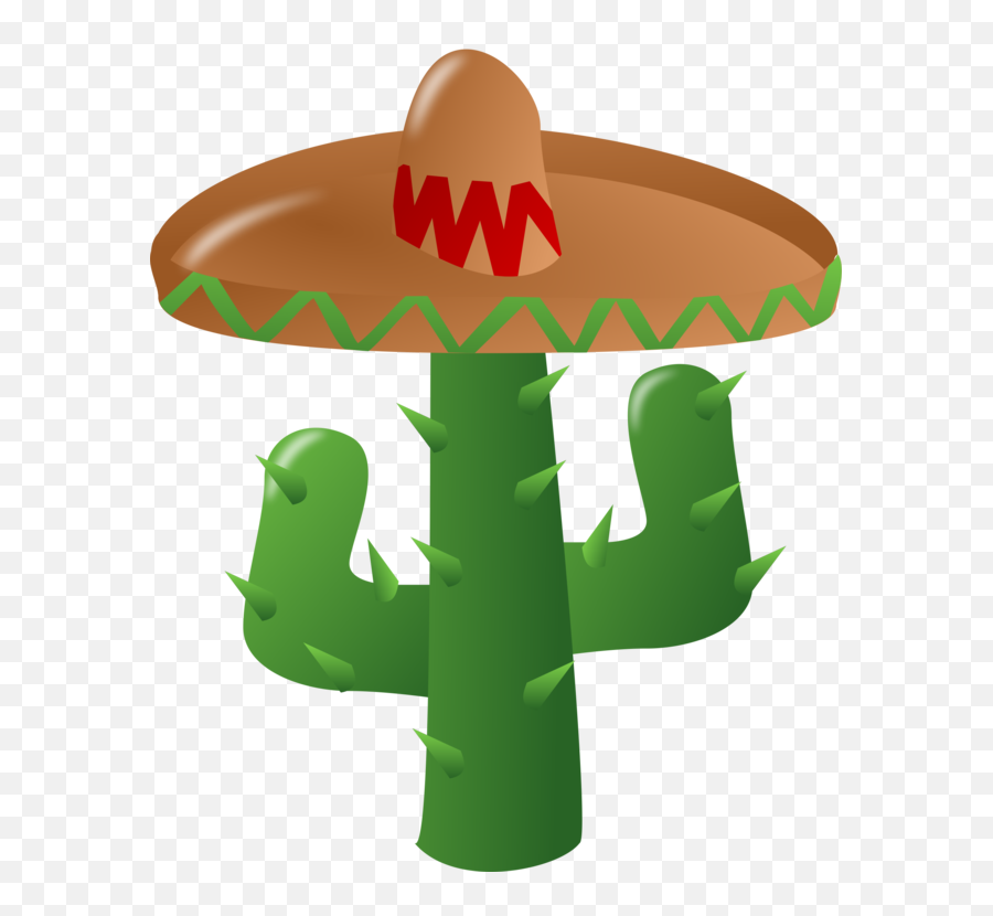 Cactus Sombrero Mexican - Cinco De Mayo Clipart Png,Mexican Hat Png