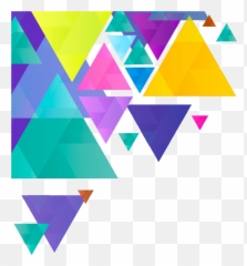 Abstract Geometric Vector - Vector Background Keren Png,Triangle Pattern Png