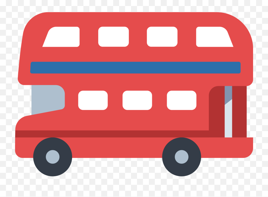 12red Double Decker Bus England Flat Icon Free Pik - Bus Png,Trolleybus Icon