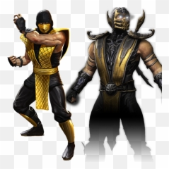 Download Mortal Kombat Scorpion Classic Costume - Cosplay png