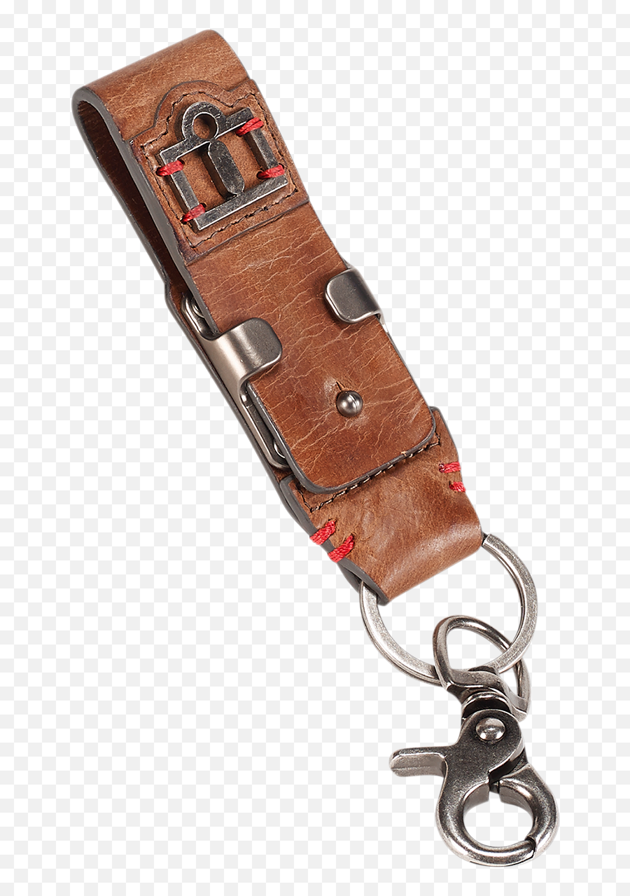 Icon 1000 Belt Loop Keychain - Brown Leather Mens Porte Clé En Cuir Pour Moto Personnalisable Png,Belt Icon