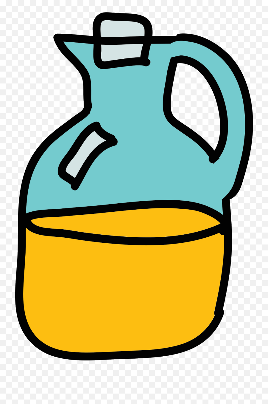 Download Juice Bottle Icon - Drawing Full Size Png Image Bottle Of Juice Drawing,Jug Icon