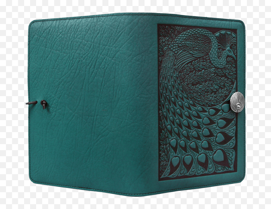 Oberon Design Leather Refillable Journal Cover Peacock - Fashion Brand Png,Bullet Journal Icon