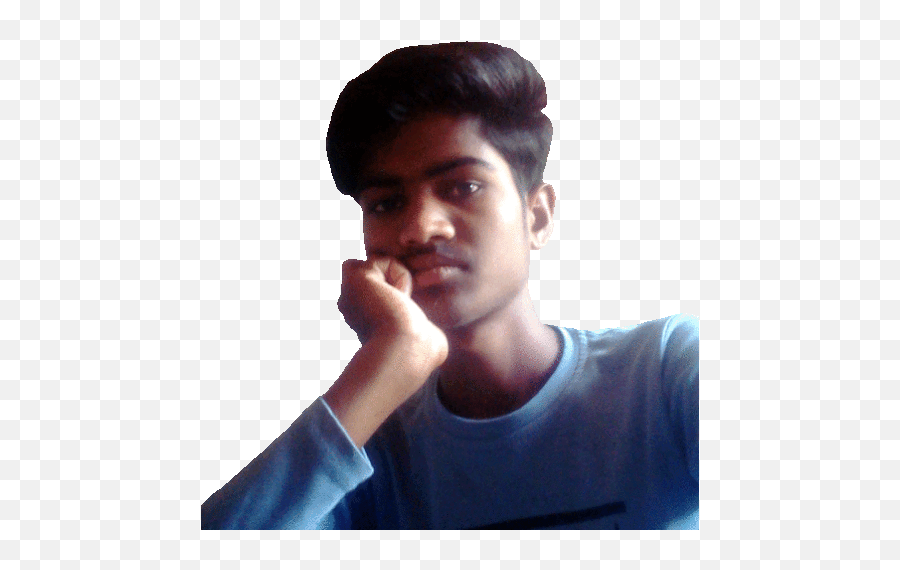 Deepak Ravi Selfie Sticker - Deepak Ravi Selfie Serious Face Crew Neck Png,Vixx Icon