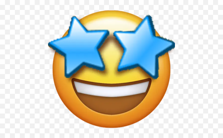 Sticker Maker - Emojis Iphone Emojis Star Eyes Png,Emoji Icon Meanings