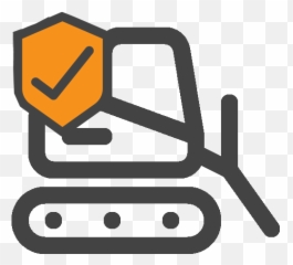 Excavator - iconwbadge Builtin Insurance u0026 Builders Guarantees Language png
