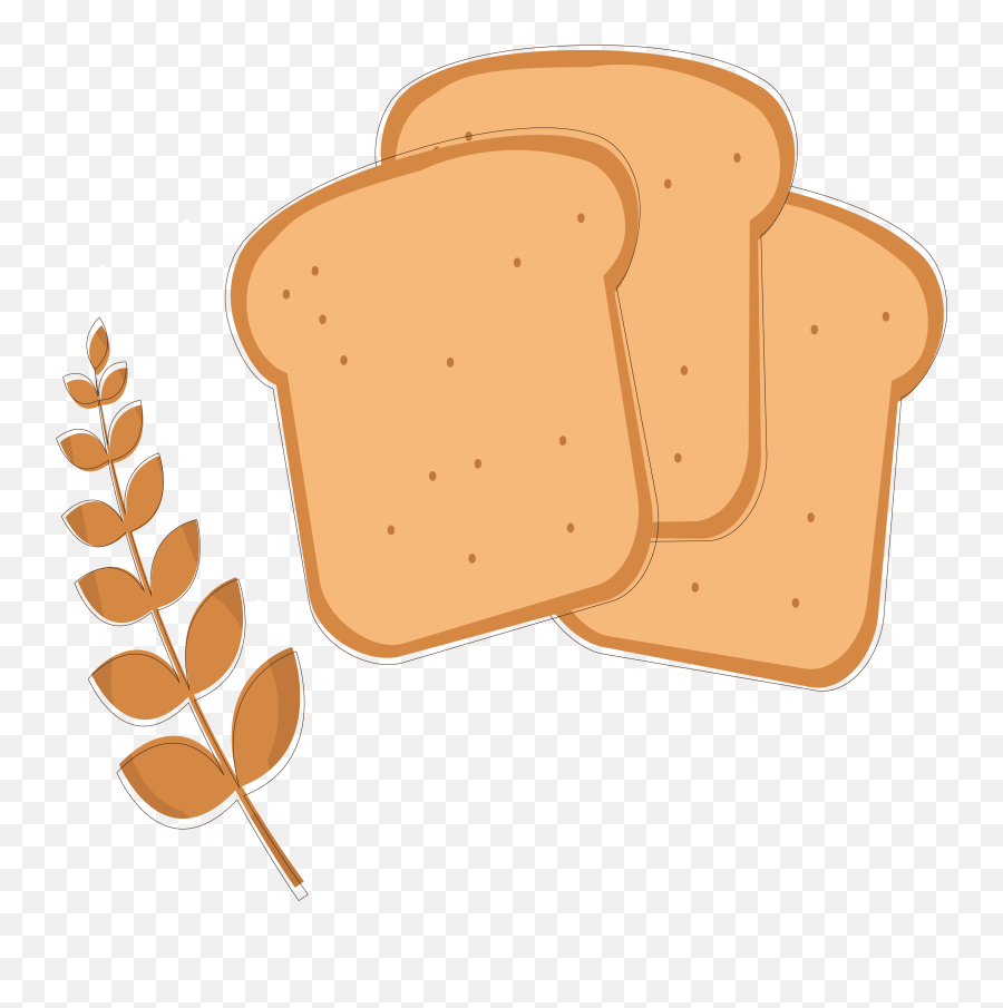 Bread Design Png Clipart - Toast Clipart Png,Bread Clipart Png