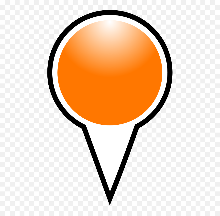 Yellowcircleorange Png Clipart - Royalty Free Svg Png Orange Color Icon Maps,Google Maps Icon Vector