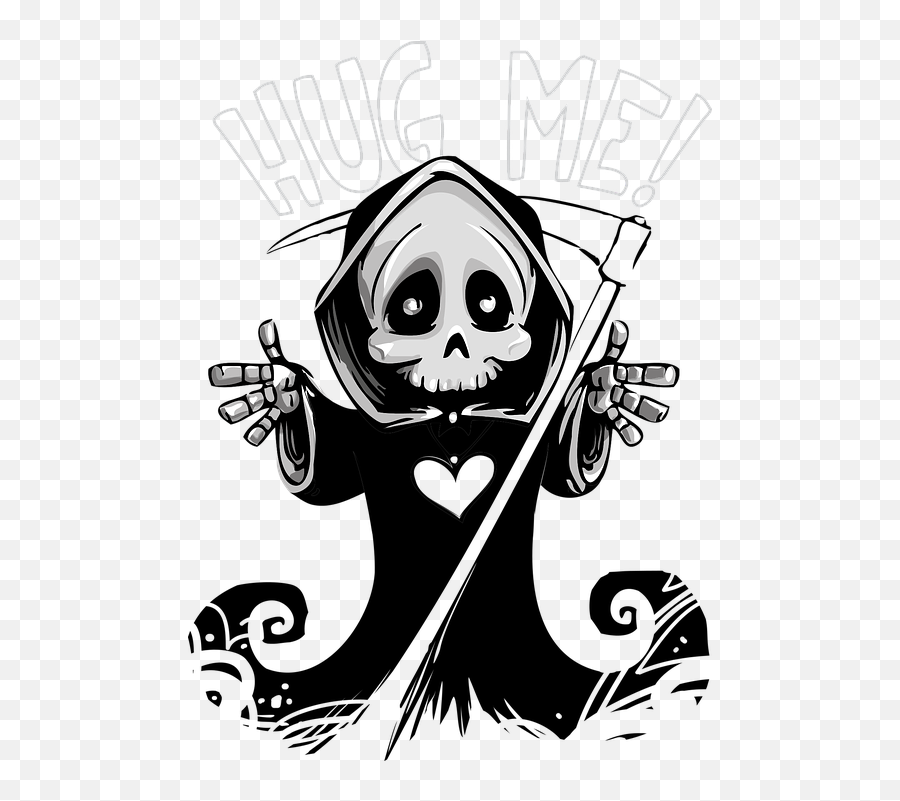 Grim Reaper Vector Png Image - Cute Grim Reaper,Grim Reaper Transparent