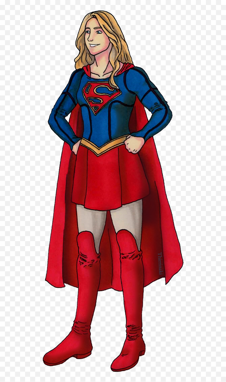 I Am Supergirl By Thirrinaki - Cape Png,Supergirl Png