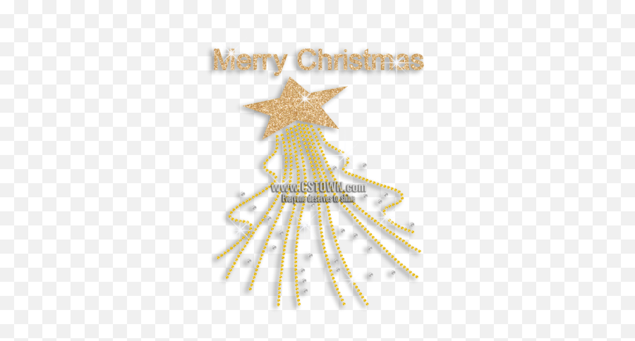 Download Hd Gold Christmas Star Iron - Creative Arts Png,Gold Glitter Star Png