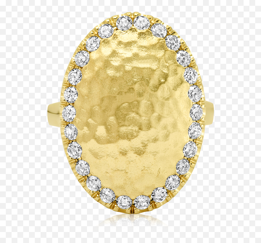 Oval Shaped Gold Ring With Diamond Trim - Circle Png,Gold Trim Png