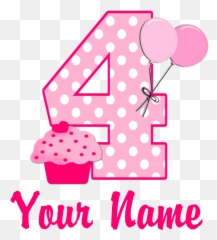 4th Birthday Png Image - Transparent 2nd