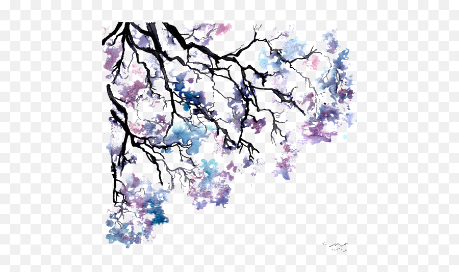 Internet Princesses U2014 Iphone Android Gradient - Spring Tree Branch Transparent Png,Tree Branch Transparent Background