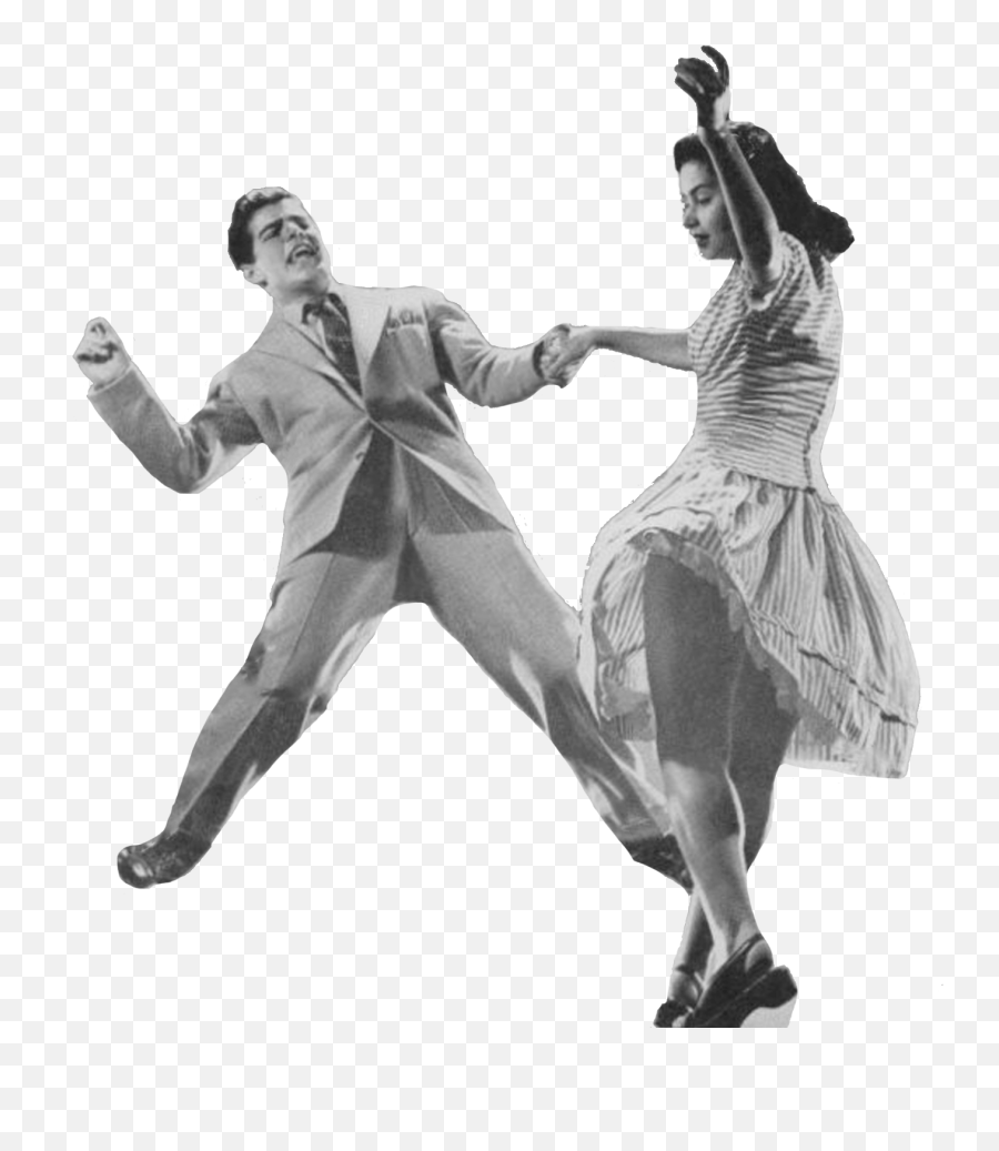 Clipart Dance Vintage Transparent - Dancers Vintage Png,Dancers Png