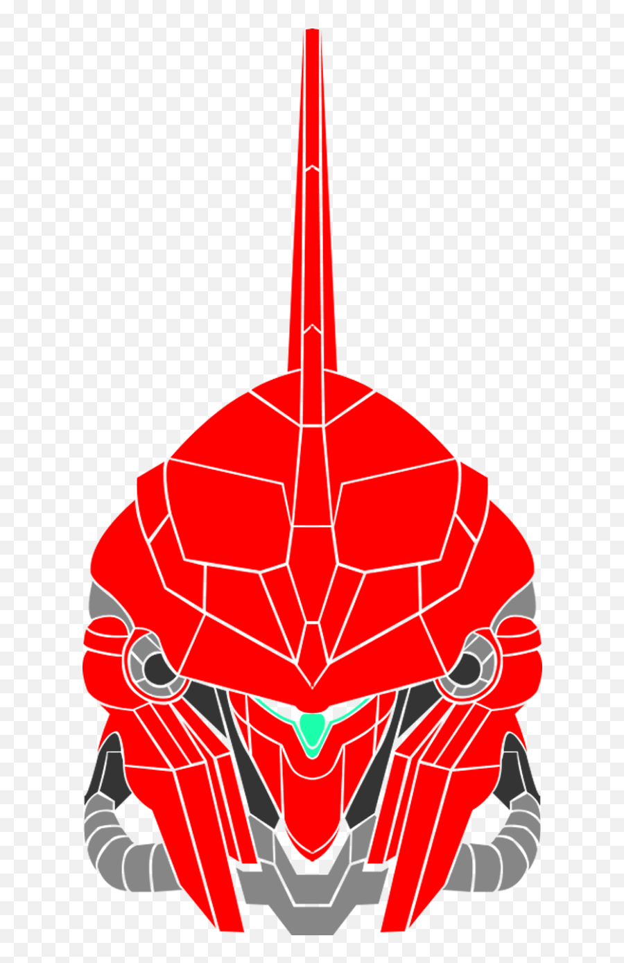 Sinanju Bust - Gundam Sinanju Head Logo Png,Gundam Logo