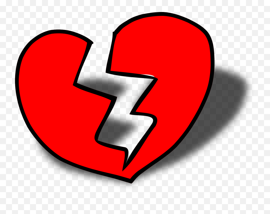 Library Of Heartbroken Clip Art Black - Broken Heart Clip Art Png,Heartbreak Png