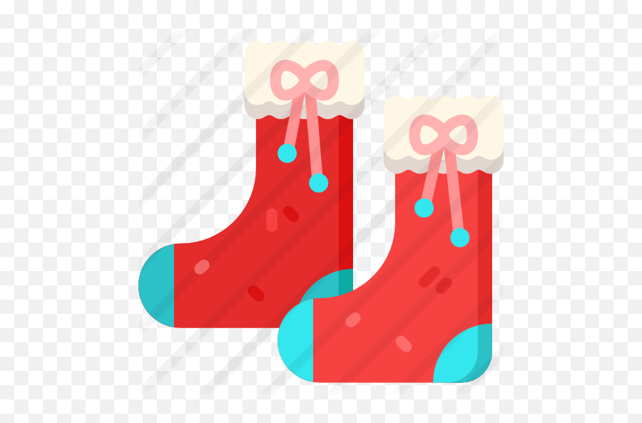 Christmas Socks - Free Christmas Icons Clip Art Png,Christmas Stockings Png