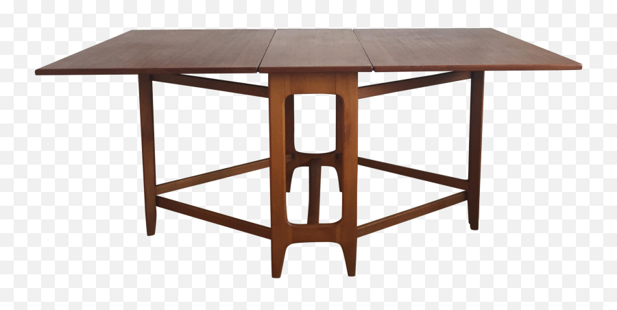 Bruno Mathsson Style Teak Gate Leg Dining Table Chairish - Dining Table Png,Wood Table Png