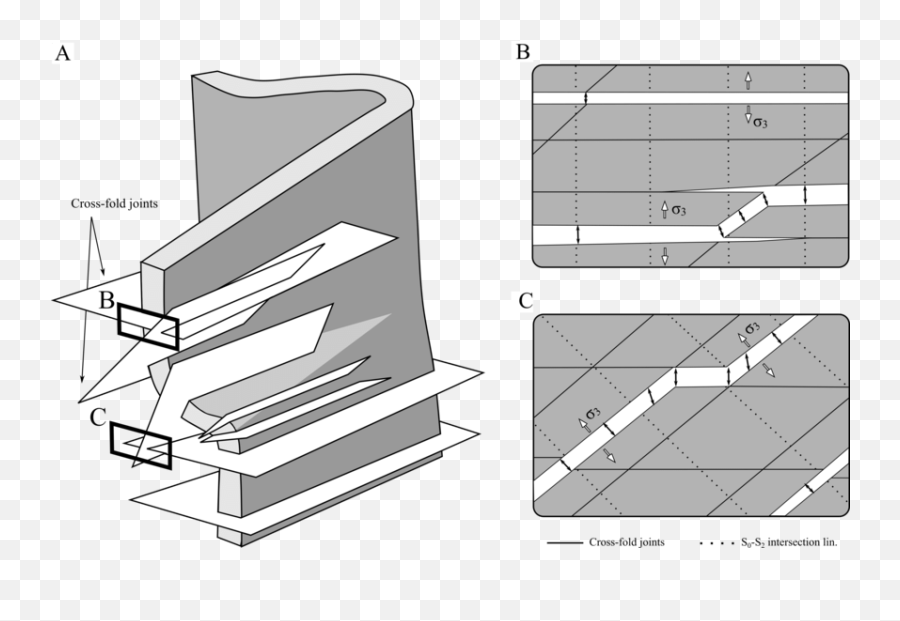 Schematic Figure Illustrating The Relationship Between Fold - Relationship Veins With Folds Png,Vein Png