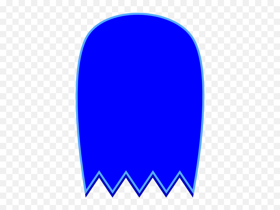 Blue Pacman Ghost Png 2 Image - Blue Dark Blue Pacman Ghosts,Ghost Clipart Png