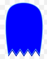 Blue Pacman Ghost Png 2 Image - Dark Pacman Ghosts