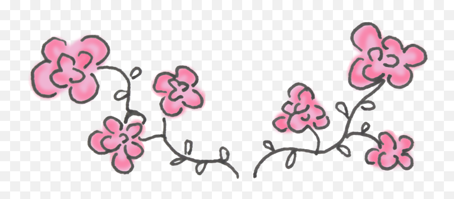 Flower Doodles - Flower Doodle Png Transparent,Transparent Cherry Blossom