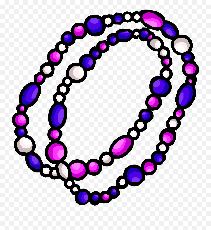 Mardi Gras Beads Clipart Beaded - Beaded Necklace Clipart Png,Mardi Gras Beads Png