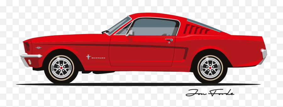 65 Ford Mustang Gt Fastback - 65 Mustang Fastback Vector Png,Mustang Png