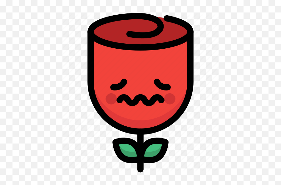 Emoji Emotion Expression Face - Clip Art Png,Rose Emoji Png