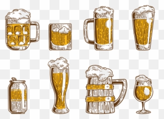 Cerveja Icons Vector - Beer Can Glass png
