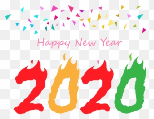 Text Font For Happy 2020 Decoration Hq - New Year Png
