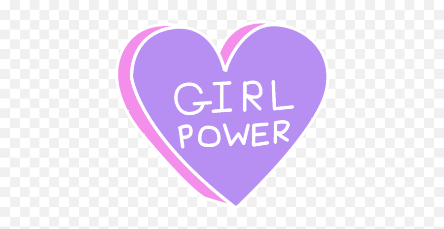 Girlpower Cute Heart Tumblrpng Png - Happy Mothers Day I Love You Purple Gif,Girl Power Png
