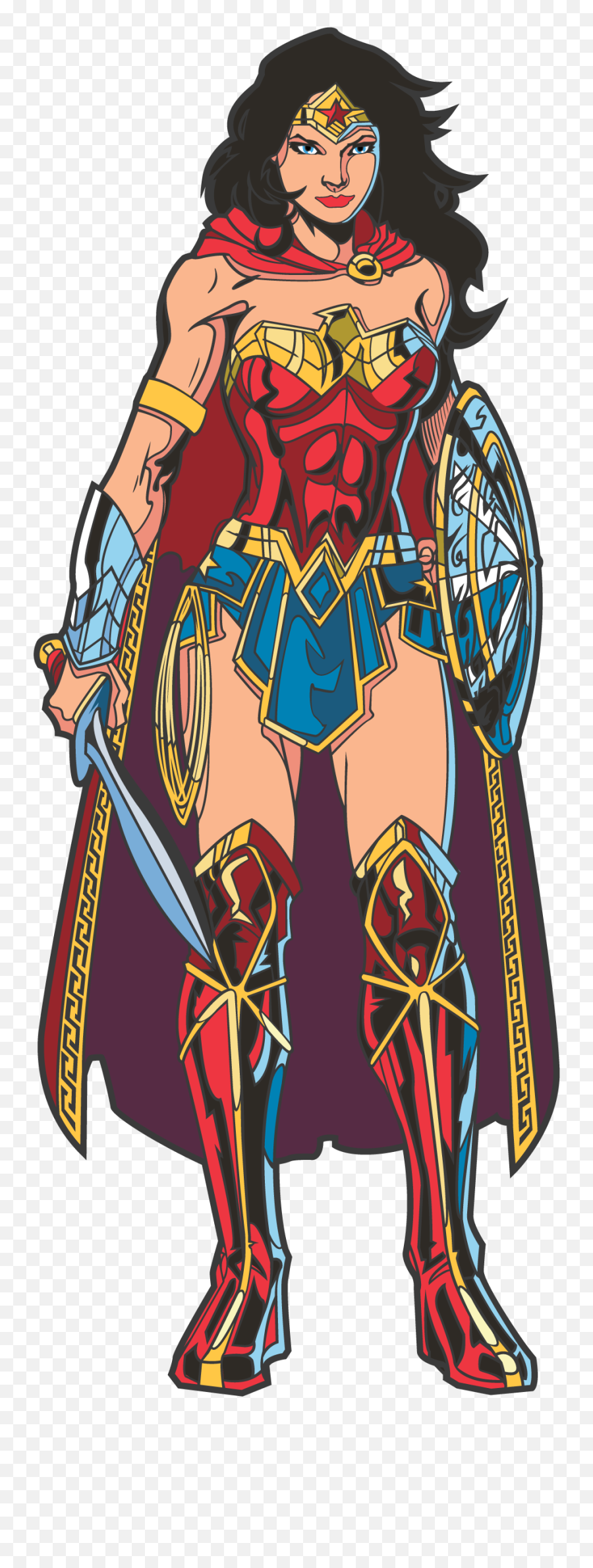 Wonder Woman - Wonder Woman Comic Png,Wonder Woman Logo No Background